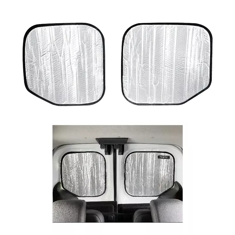 Rear Tailgate Window Sunshade for 2014-2023 Ford Transit Connect Minivan (2-piece Style)