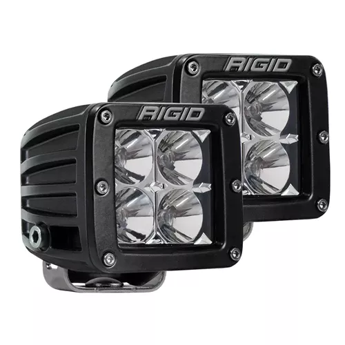 Rigid Industries D-Series Pro Flood Surface Mount Black 2 Lights