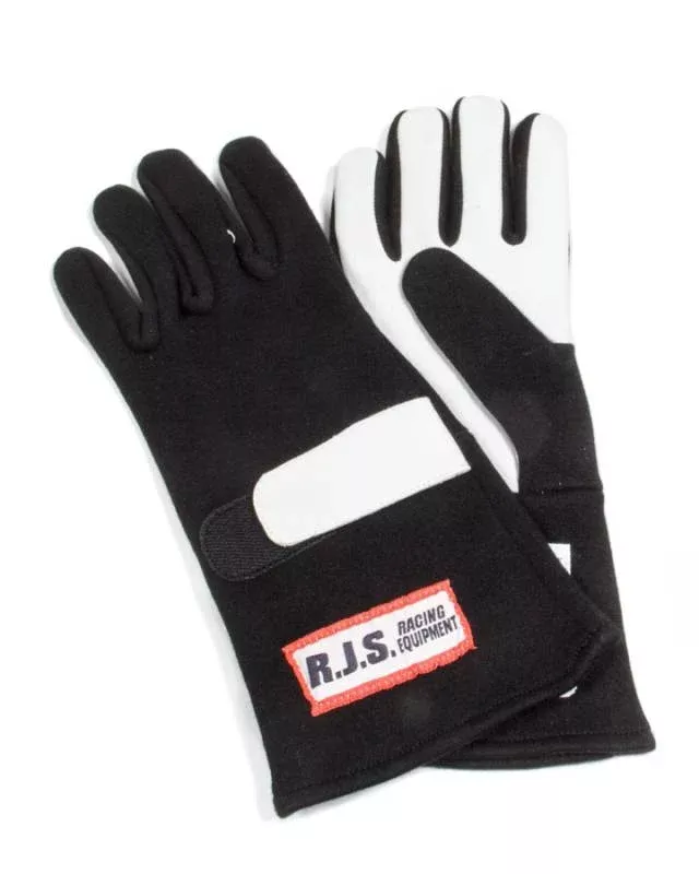 RJS Nomex 2 Layer Driving Gloves - Black