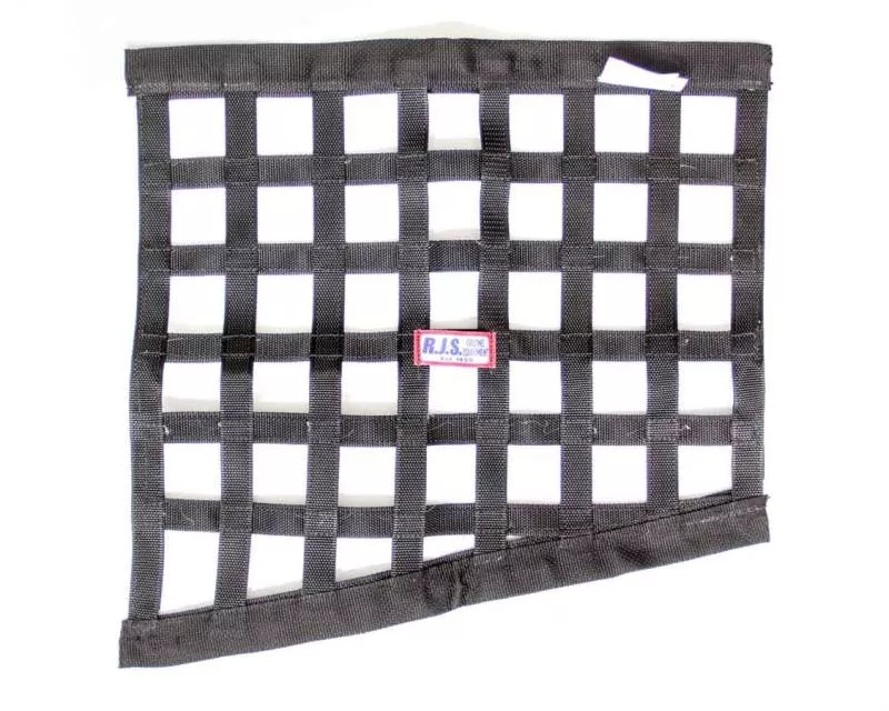 RJS SFI-27.1 Window Net - 1" Webbing - Triangle - Black - Drag Race