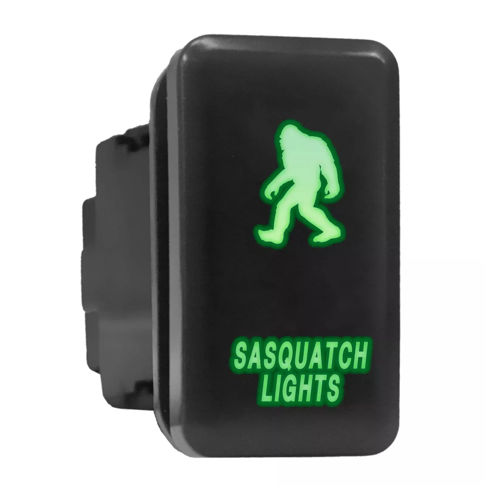 Sasquatch Lights Symbol Older Model Push Button Compatible With Toyota (/ Surface Size 1.54 X 0.83 Inches)