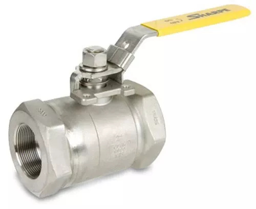 Sharpe 3/8 in. NPT Threaded Stainless Steel 6000 WOG Ball Valve w/ Locking Handle