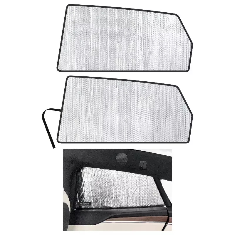 Side Window Rear Seat 2nd Row Sunshade for 2021-2025 Tesla Model S (Set of 2)