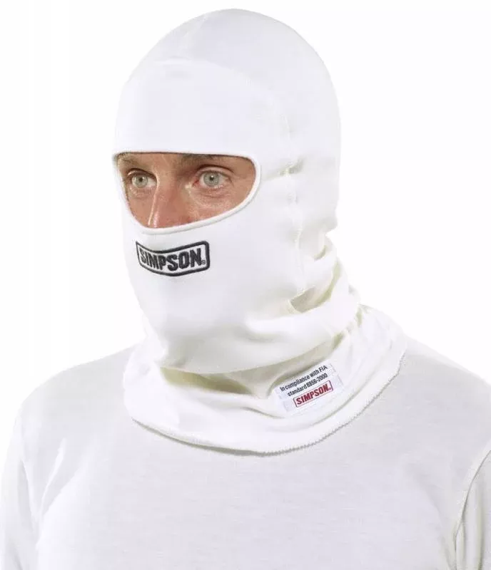 Simpson Nomex Head Sock - Single Eye Hole - Black