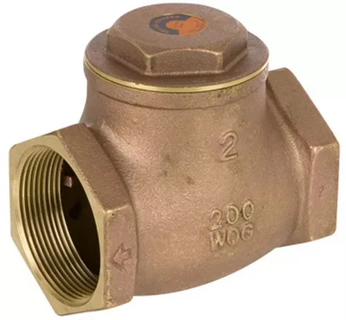 Smith Cooper 1 1/2 in. NPT Threaded Lead Free Brass 200 WOG Check Valve