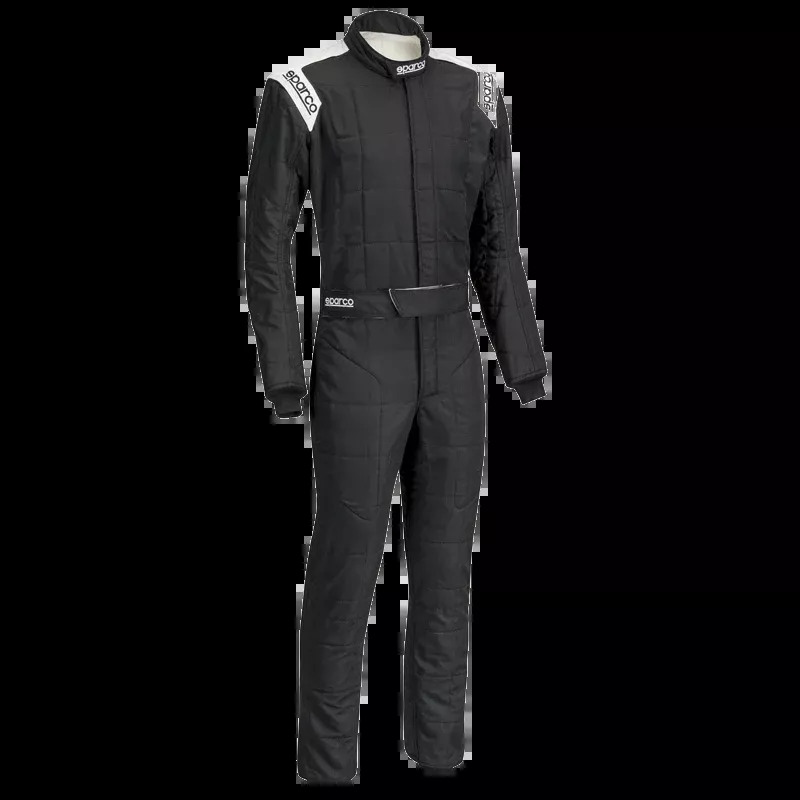 Sparco Conquest 2.0 Boot Cut Suit - Black/White