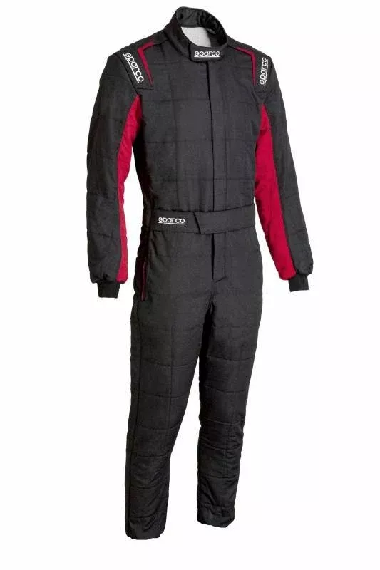 Sparco Conquest 3.0 Boot Cut Suit - Black/Red
