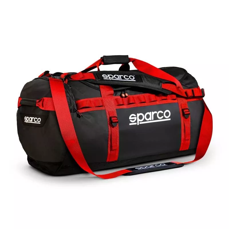 Sparco Dakar Large Duffle Bag - Black/Red