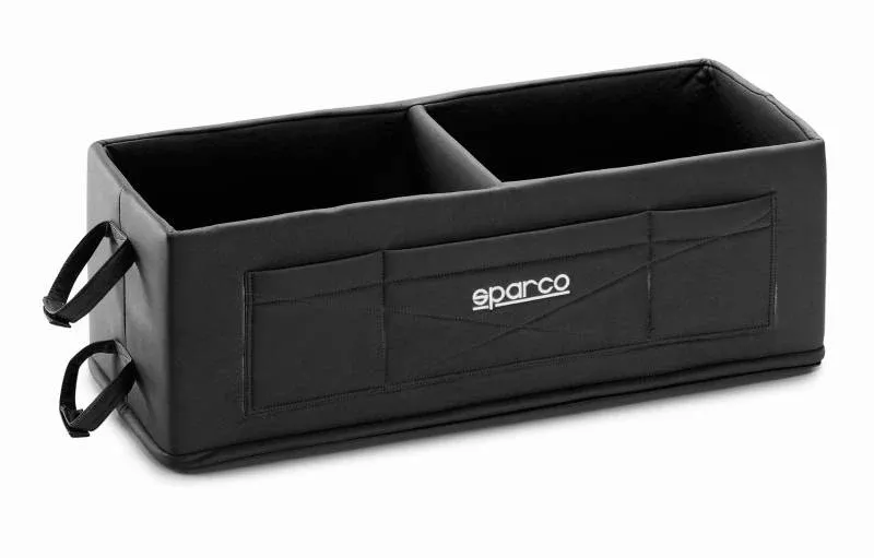 Sparco Helmet Box - Holds 2 Helmets - Black