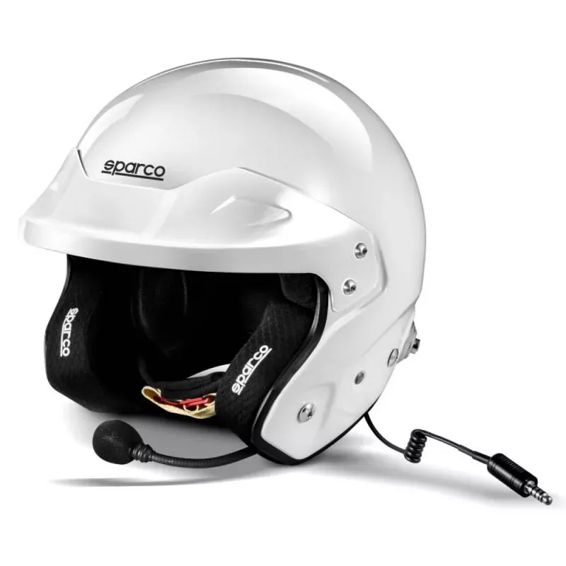 Sparco RJ-i Helmet - White - Black Interior