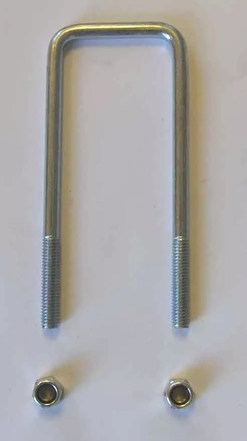 Square U-Bolt w/ Nuts – 2-1/16″ x 6″ x 3/8″