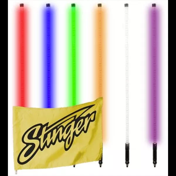 Stinger SPXWPRGB5 5-Foot RGB LED Lighted Whip