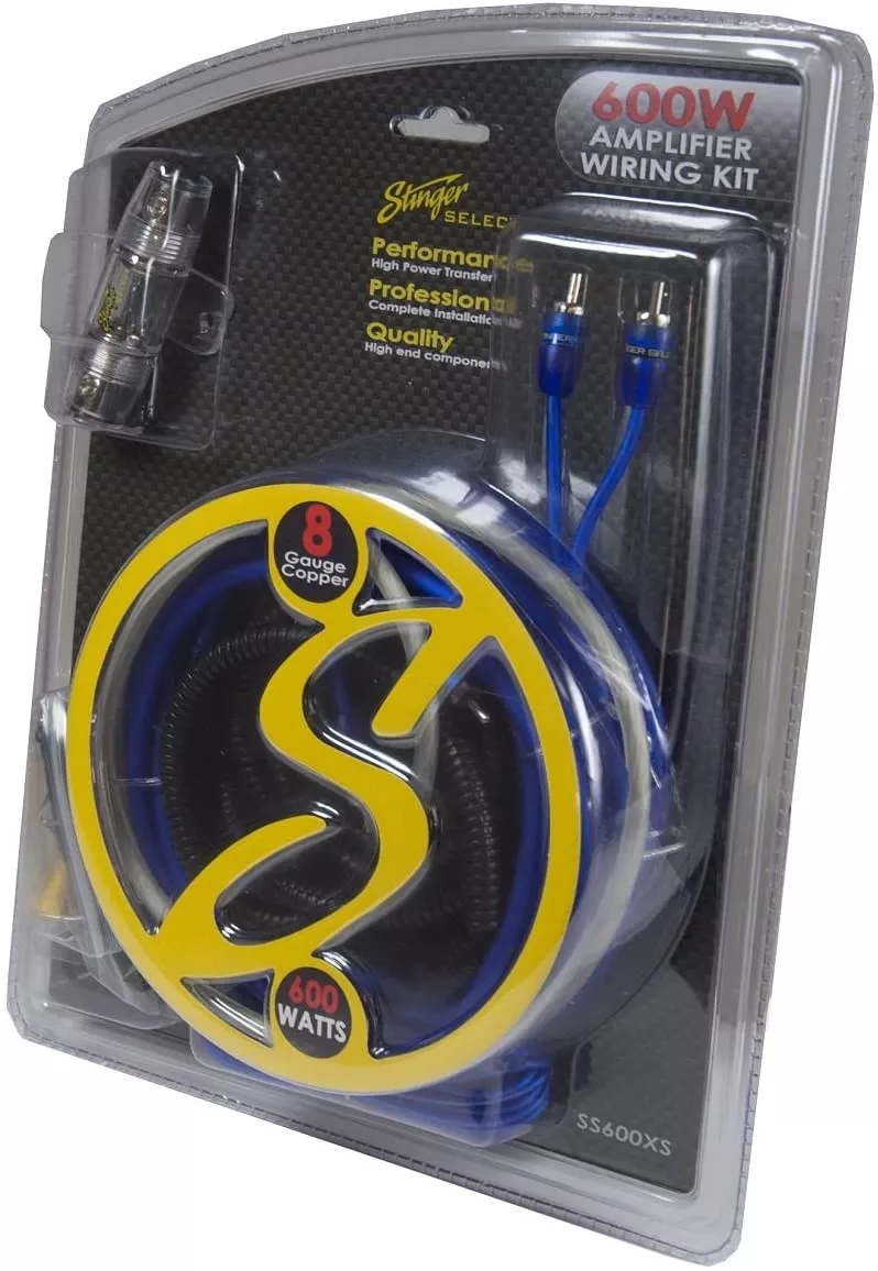 Stinger SS600XS 8 Gauge Amp Wiring Kit