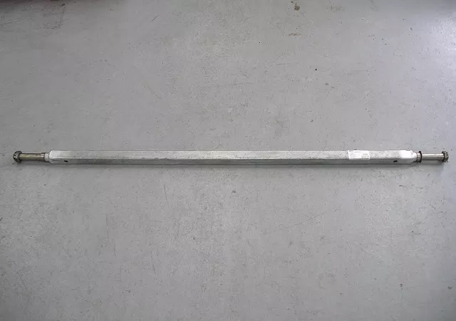 TDE – 1.5″ Square Tube Axle with Spindles – 2000 lb – 58″ – Galvanized