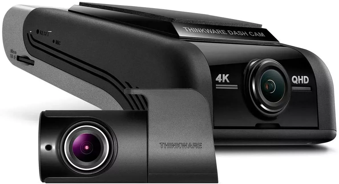 Thinkware TW-U1000MU32CHF Front and Rear Dash Cameras plus Hardwire Kit