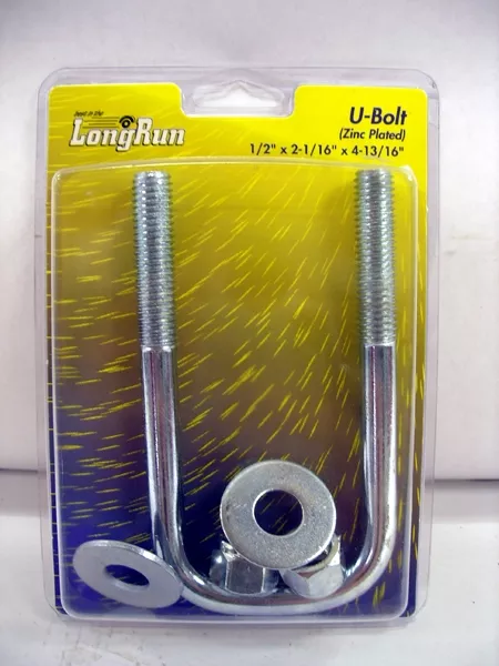 Tie Down Engineering – Square U-Bolt Kit – 1/2″-13 x 2-1/16″ x 4-13/16″