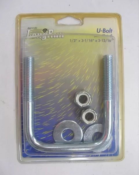 Tie Down Engineering – Square U-Bolt Kit – 1/2″-13 x 3-1/16″ x 3-13/16″