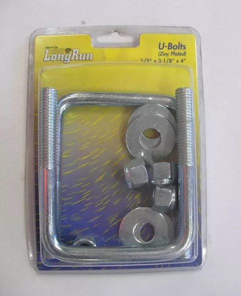 Tie Down Engineering – Square U-Bolt Kit – 1/2″-13 x 3-1/8″ x 4″