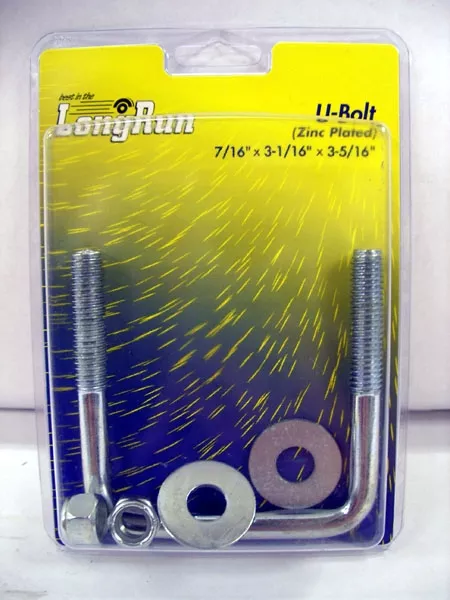 Tie Down Engineering – Square U-Bolt Kit – 7/16″-14 x 3-1/16″ x 3-5/16″