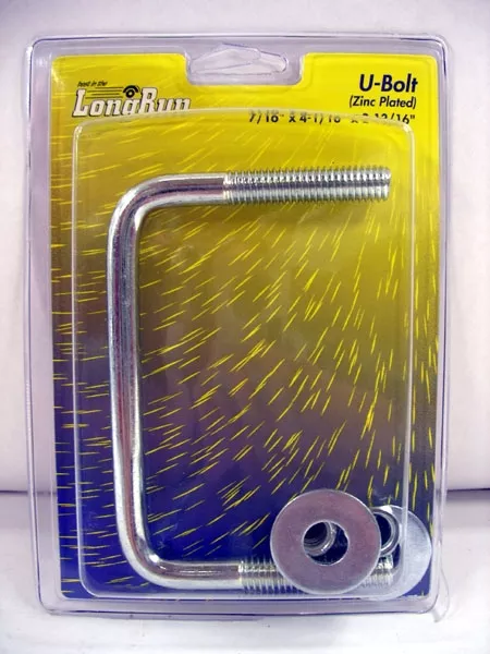 Tie Down Engineering – Square U-Bolt Kit – 7/16″-14 x 4-1/16″ x 2-13/16″