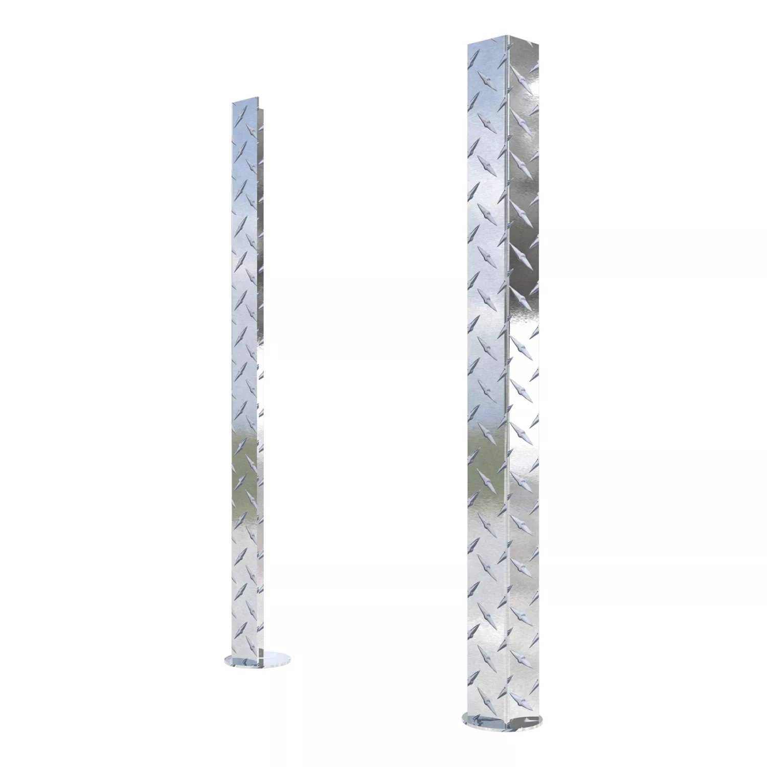 UWS SM-LEGS Replacement Bright Aluminum Truck Side Tool Box Legs-1 Pair