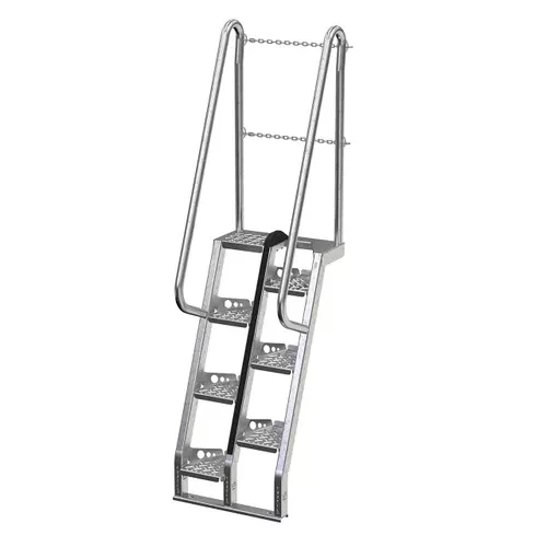Vestil ATS Galvanized Alternate Tread Stair System 68° Step Angle