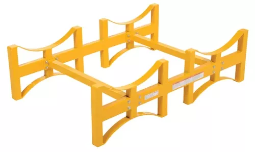 Vestil Steel 2 Drum Rack
