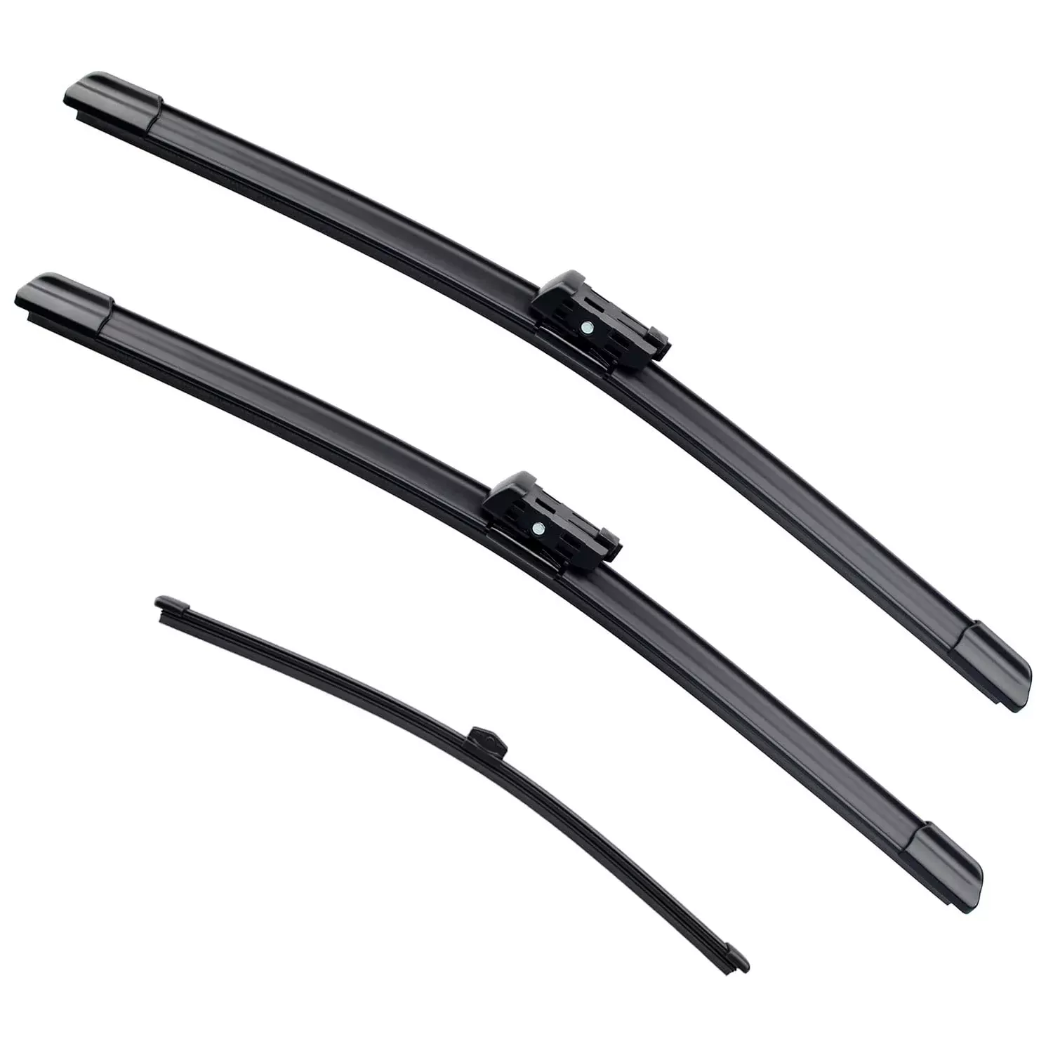 Vtogoi Original Factory Quality Windshield Wiper Blades Front And Rear Set Replacement For 2016 + Bmw X1-26 '+16'+14' (Pack Of 3)
