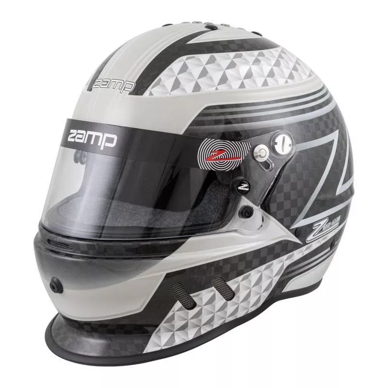 Zamp RZ-65D Graphic Helmet - Carbon Black/Gray