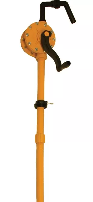 Zeeline 1014 Polypropylene Rotary Drum Pump, 1 Gal Per 16 Revs - PTFE SEals